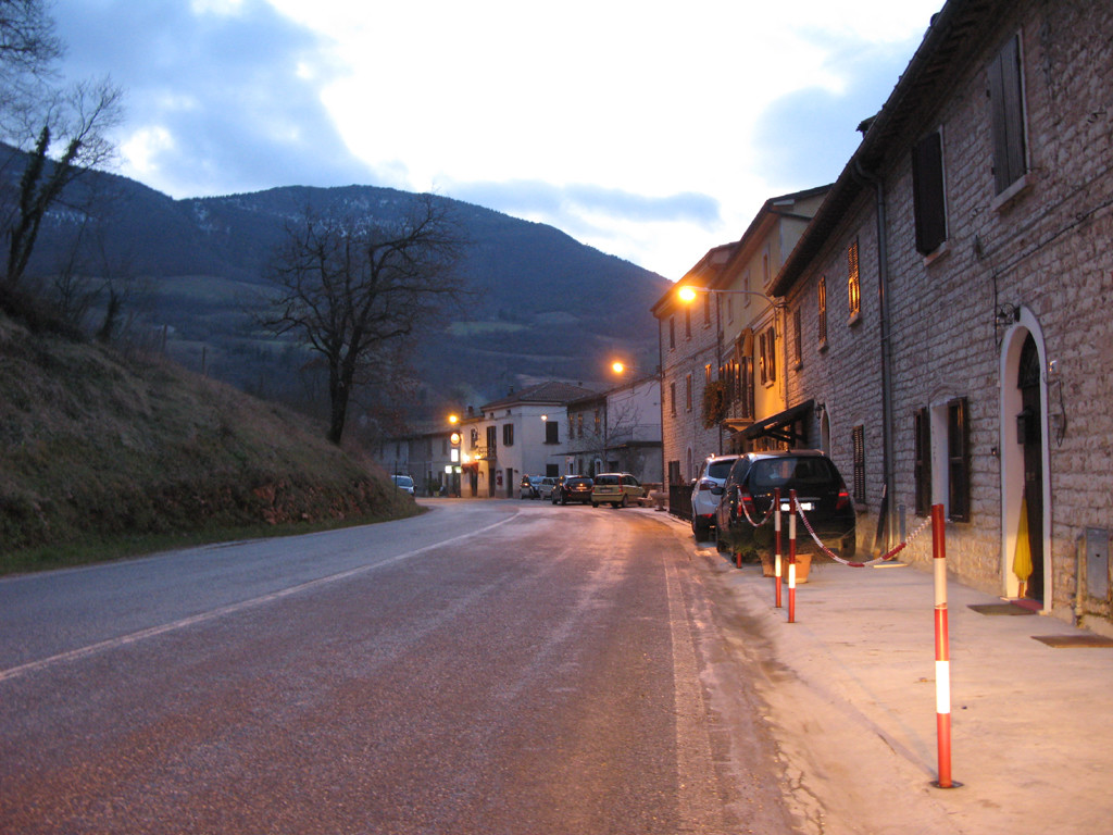 L'abitato di Abbadia di Naro