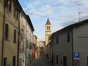 Via principale di Sassofeltrio