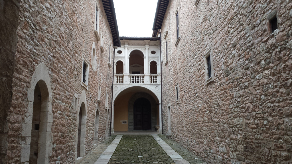 Ingresso interno del Castello Brancaleoni