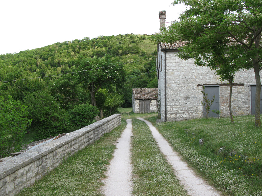 Veduta laterale della Chiesa di Montiego