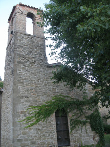 Facciata della Chiesa di San Silvestro a Pietrarubbia