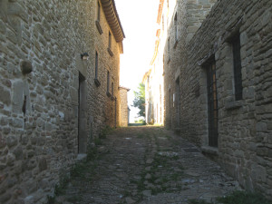 Via interna del borgo di Pietrarubbia