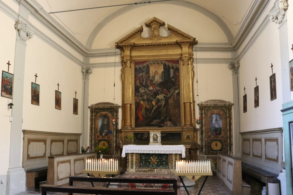 Interno della Chiesa di Santa Croce a Mercatello sul Metauro