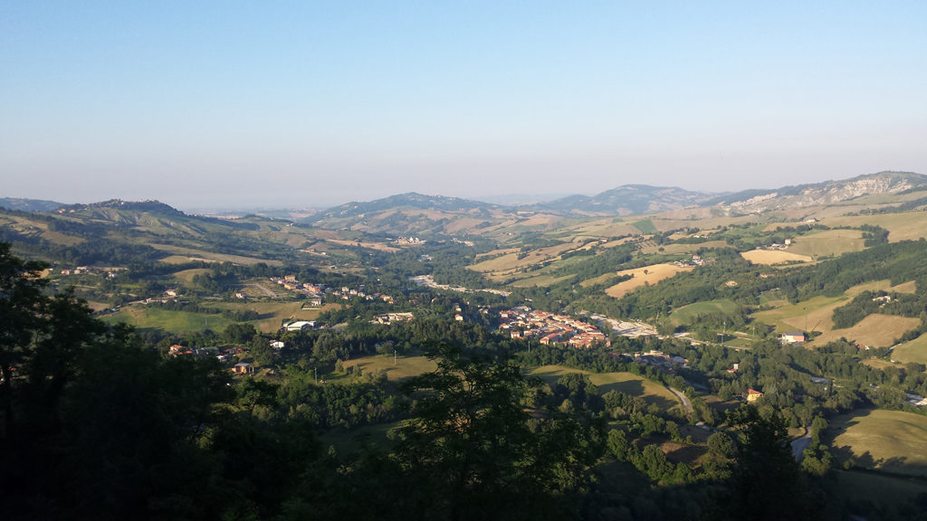 Panorama da Montegrimano Terme